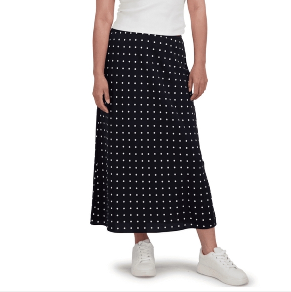 Aeropostale Dresses & Skirts - Aeropostale Black And White Polka Dot Skirt